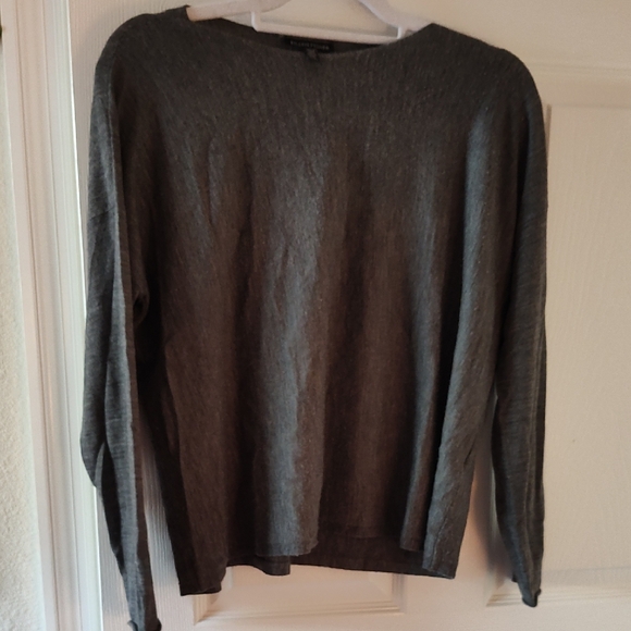 Eileen Fisher Sweaters - Eileen Fisher Charcoal Crewneck Sweater